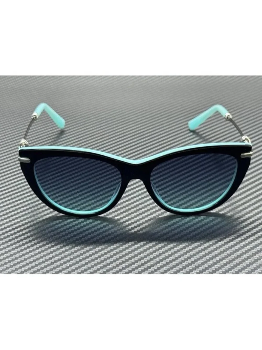 New Tiffany & Co. Women Black Silver Sunglasses -16-145